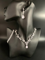 Zirkonia Blüten Schmuckset Silber – Collier, Ohrringe & Armband mit AAA+ Zirkonia | ONDEGO®