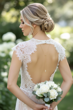 Goldene Rückenkette mit Perlen – eleganter Rückenschmuck für Braut & Abendkleid | ONDEGO®