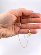 Goldene Rückenkette mit Perlen – eleganter Rückenschmuck für Braut & Abendkleid | ONDEGO®
