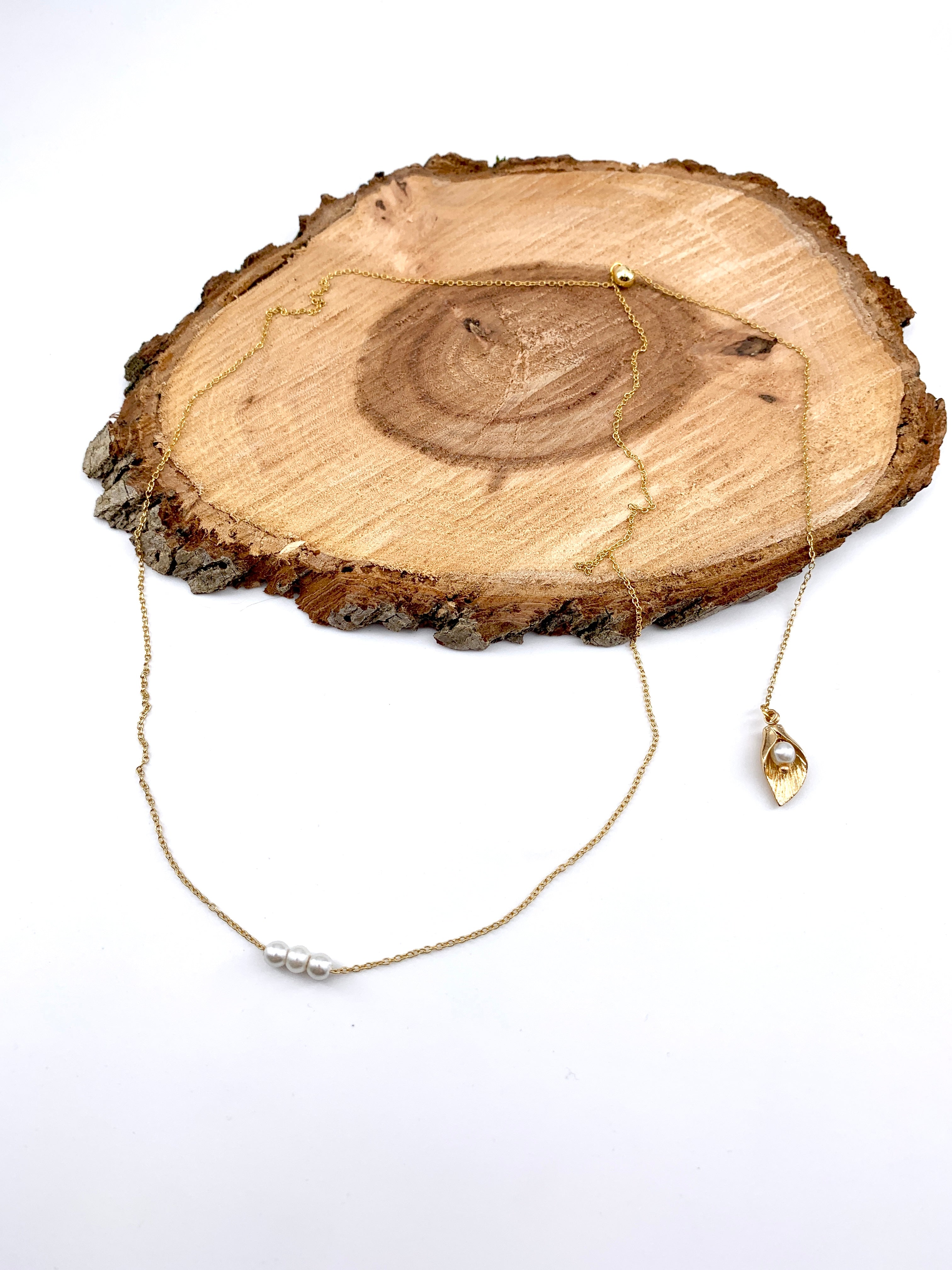 Goldene Rückenkette mit Perlen – eleganter Rückenschmuck für Braut & Abendkleid | ONDEGO®