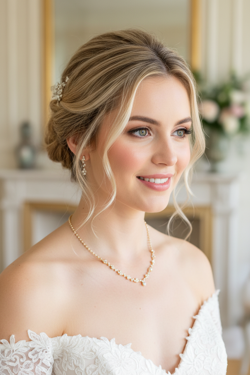 Strass Schmuckset Gold – Halskette, Ohrringe & Armband | ONDEGO®