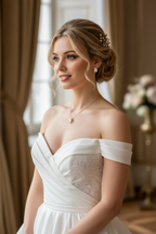 Goldenes Rückenkette Schmuckset mit Zirkonia Tropfen – elegantes 2-in-1 Set | ONDEGO®