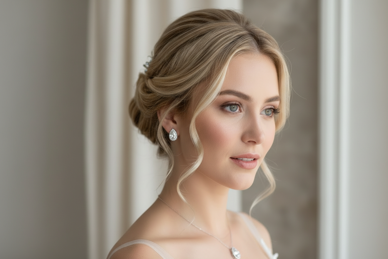 Silber Rückenkette Schmuckset mit Zirkonia Tropfen – elegantes 2-in-1 Set | ONDEGO®