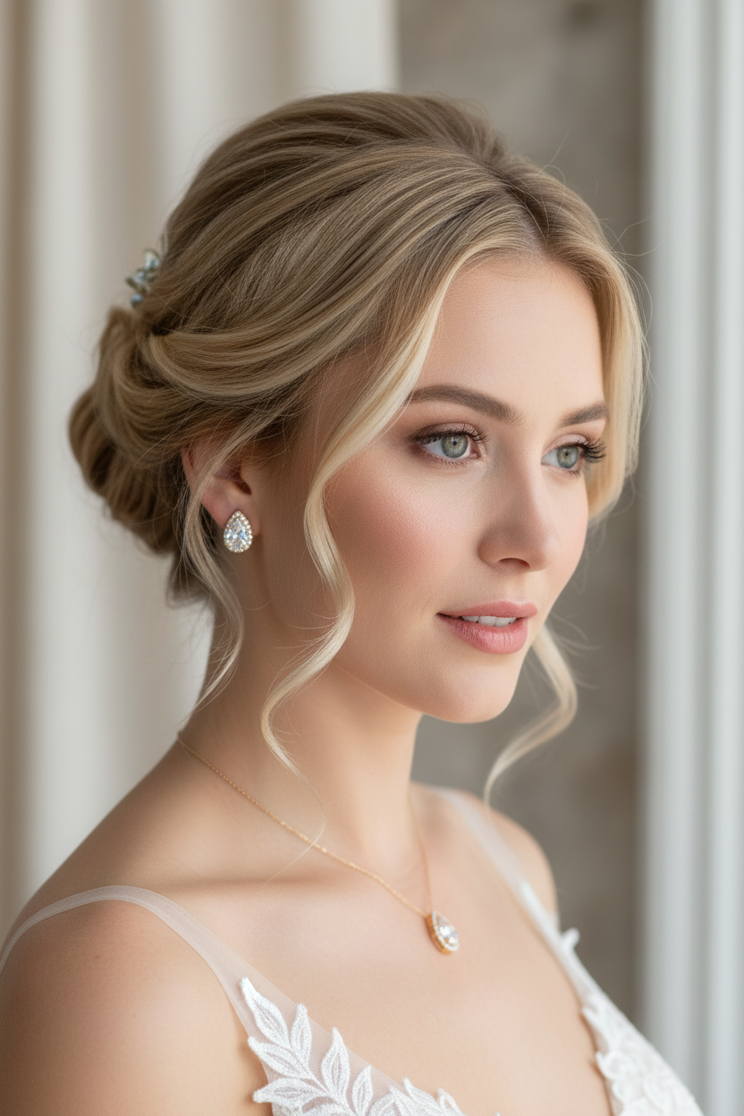 Goldenes Rückenkette Schmuckset mit Zirkonia Tropfen – elegantes 2-in-1 Set | ONDEGO®