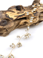 Haardraht Gold Silber Rosegold – Strass Brautschmuck flexibel – Haarschmuck Hochzeit | ONDEGO®
