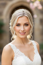 Silber zartes Strass Diadem – dezente Tiara für Hochzeit, Braut & Abiball | ONDEGO®