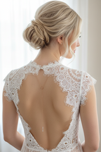 Zirkonia Rückenkette Rosegold – eleganter 2-in-1 Rückenschmuck für Braut & Hochzeit | ONDEGO® (Kopie)