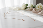 Zirkonia Rückenkette Rosegold – eleganter 2-in-1 Rückenschmuck für Braut & Hochzeit | ONDEGO® (Kopie)