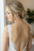 Zirkonia Rückenkette Gold – eleganter 2-in-1 Rückenschmuck für Braut & Hochzeit | ONDEGO®