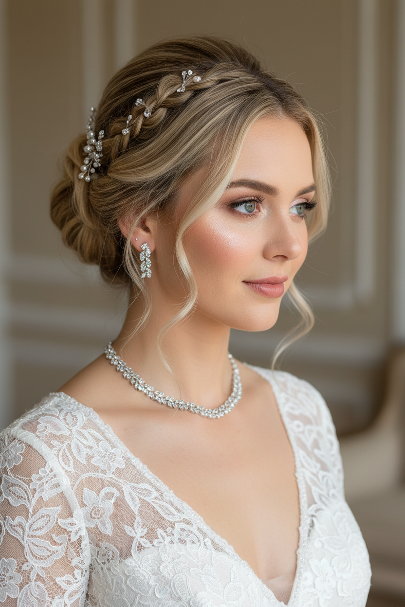 Zirkonia Schmuckset Silber – Collier & Ohrringe Eleganter Brautschmuck | ONDEGO®