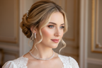 Zirkonia Schmuckset Roségold – Collier & Ohrringe Eleganter Brautschmuck | ONDEGO®