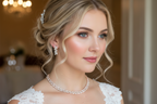 Zirkonia Schmuckset Roségold – Collier & Ohrringe Eleganter Brautschmuck | ONDEGO®