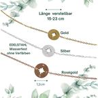 Kompass Armband – Edelstahl, verstellbar, Geschenkbox, Rosegold/Silber/Gold | ONDEGO®