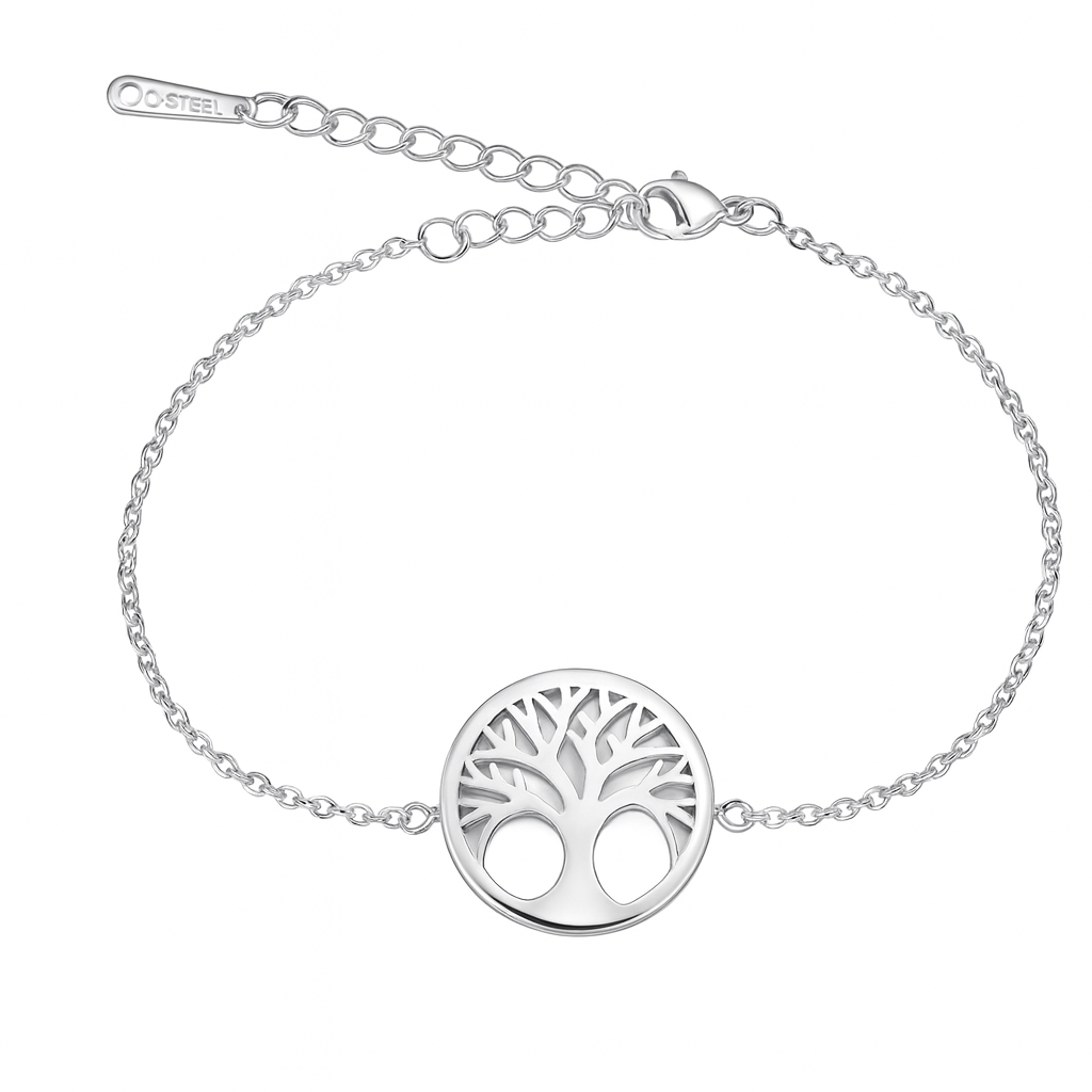 Lebensbaum Armband – Edelstahl, wasserfest, verstellbar, Geschenkbox | ONDEGO®