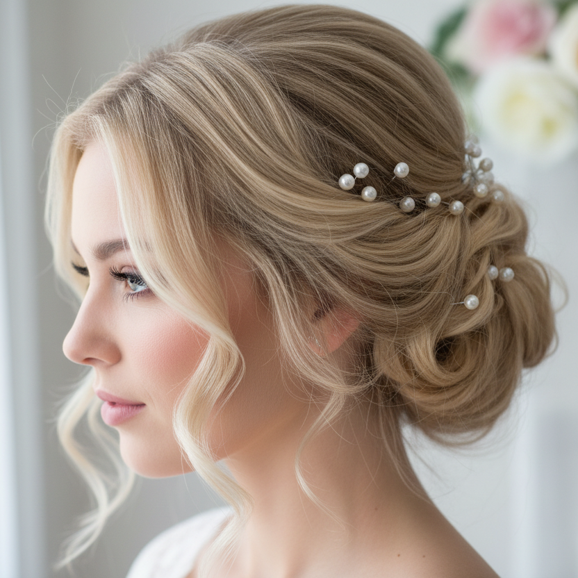 Ivory Perlen Haarnadeln – eleganter Braut Haarschmuck für Hochzeit & Brautfrisur | ONDEGO®