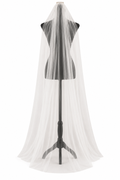 Softtüll 2 Meter Brautschleier – 1-lagig Ivory Elfenbein | ONDEGO®