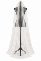 Softtüll 2 Meter Brautschleier – 1-lagig Ivory Elfenbein | ONDEGO®