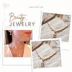 Gold Zirkonia Schmuckset – Collier & Ohrringe | ONDEGO®