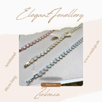 Zirkonia Armband – AAA+ | Silber, Gold oder Roségold | Klappverschluss | ONDEGO®