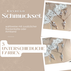 Zirkonia Rückenkette – 2 in 1 Kette mit Rückenanhänger | Gold | ONDEGO®