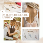 Elegante Rückenkette mit Zirkonia-Blätter Anhänger – filigraner Rückenschmuck | ONDEGO®