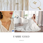 Brautschmuck Set Gold – Zirkonia Tropfen Kette, Ohrringe & Armband verstellbar | ONDEGO®