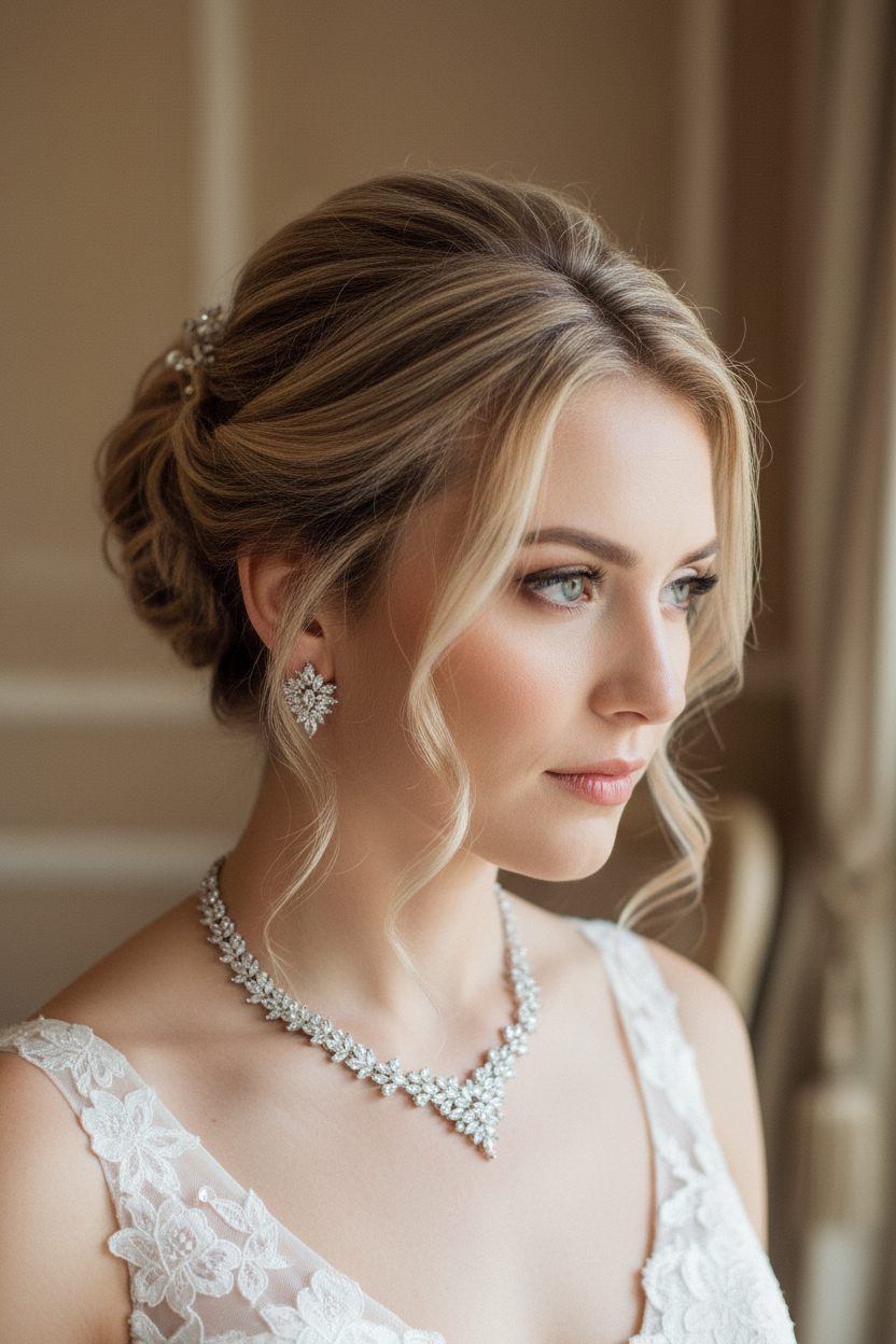 Zirkonia Schmuckset Silber – 4-teilig mit Collier, Ohrringen, Armband & Ring | ONDEGO®