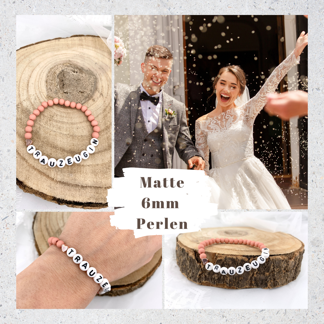 armband-trauzeugin-rosé-matte-perlen