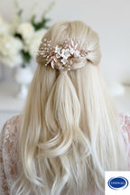 braut-haarkamm-rosegold-blumen-haarschmuck-festlich