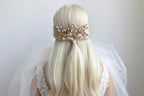 braut-haarpin-rosegold-mit-klaren-strasssteinen