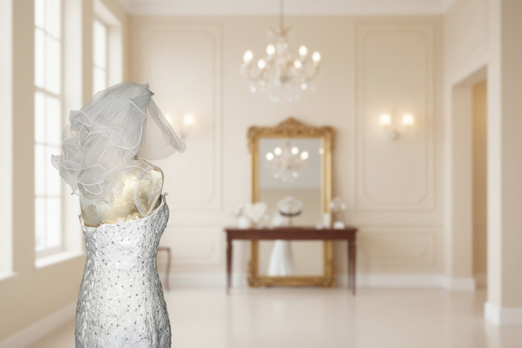 braut-schleier-kurz-elfenbein-weicher-tuell