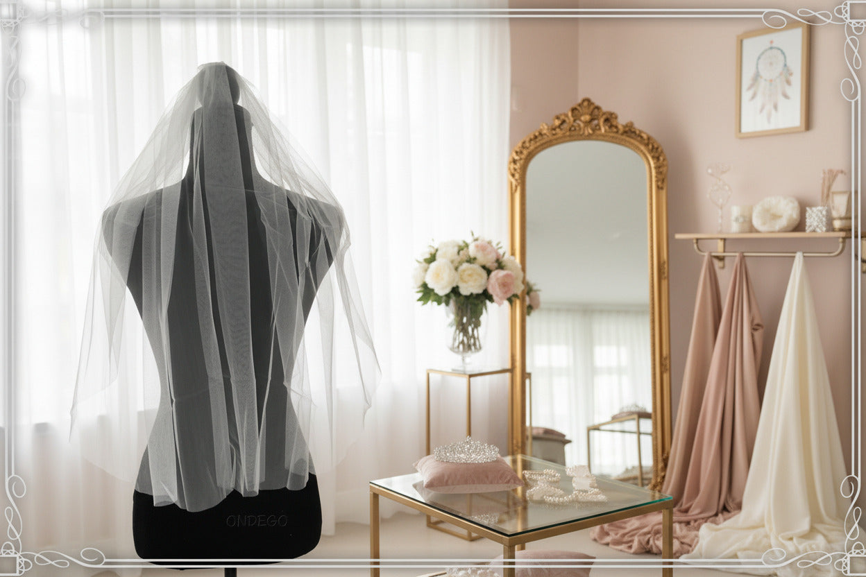 brautschleier-kurz-weiss-1-lagig-minimalistisch