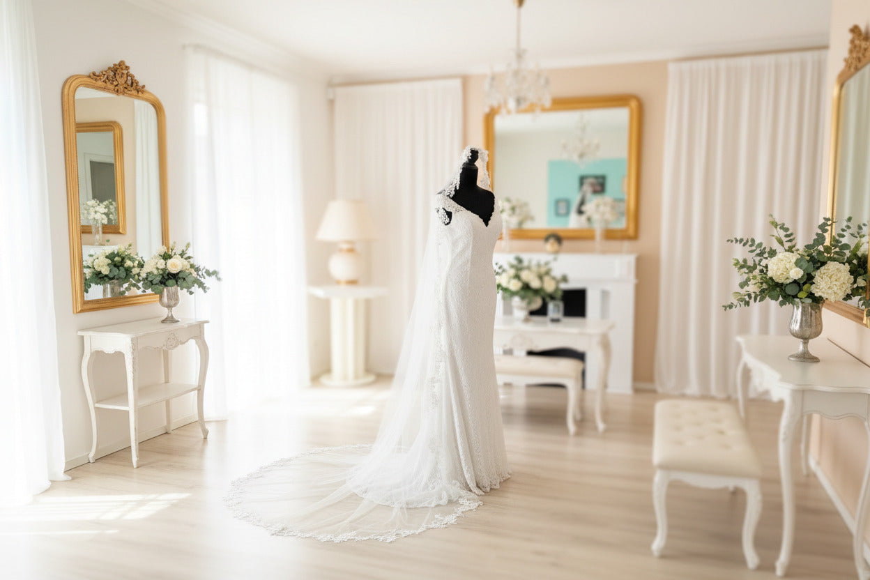 brautschleier-lang-weiss-mit-spitzenrand-bodenlang-schleppe