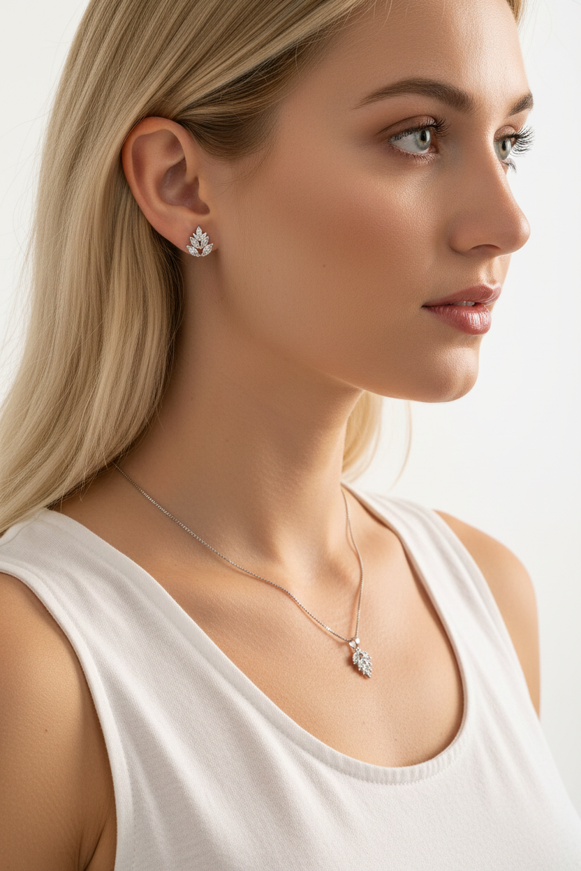 brautschmuck-modern-silber-ohrringe-und-kette