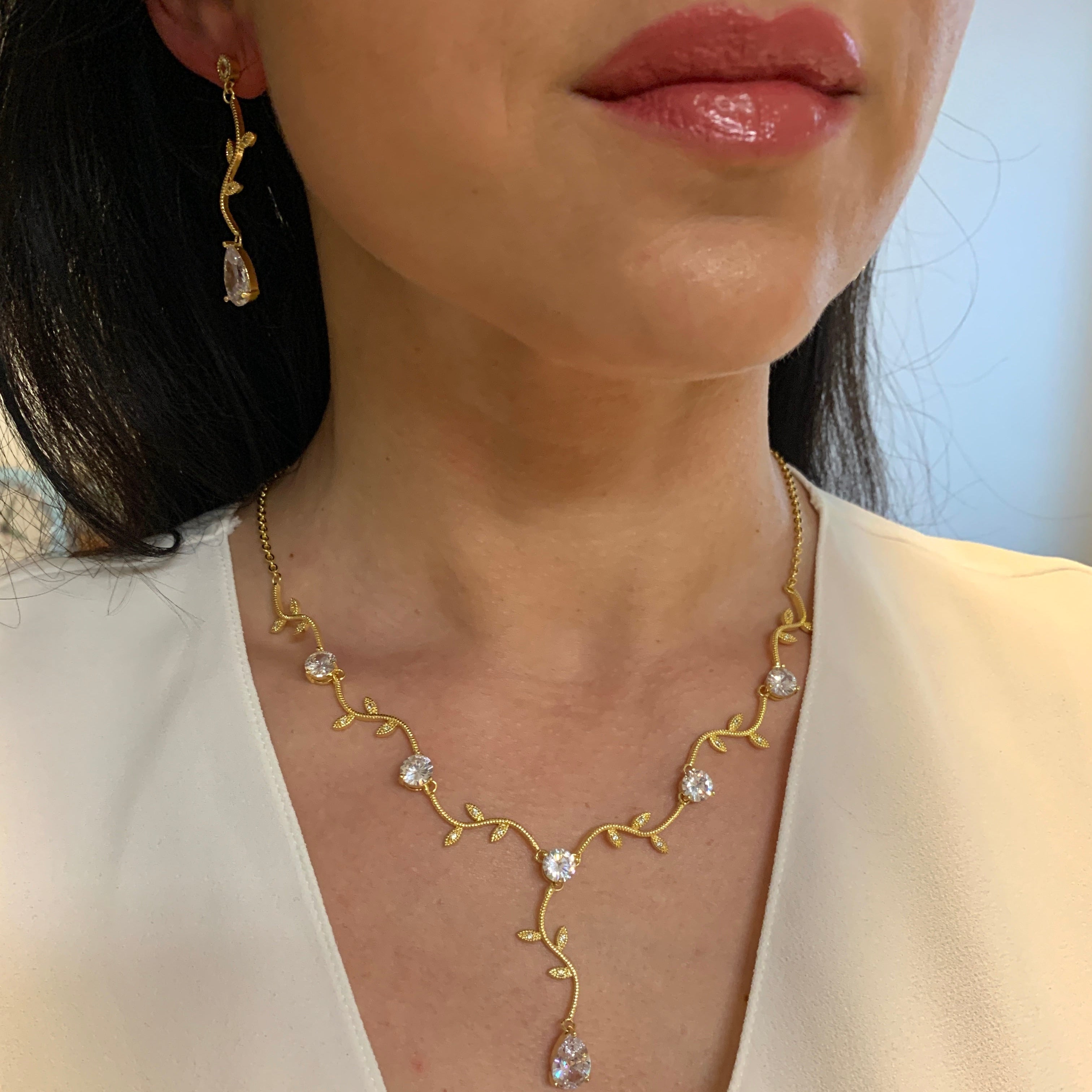 brautschmuck-set-gold-halskette-ohrringe-zirkonia