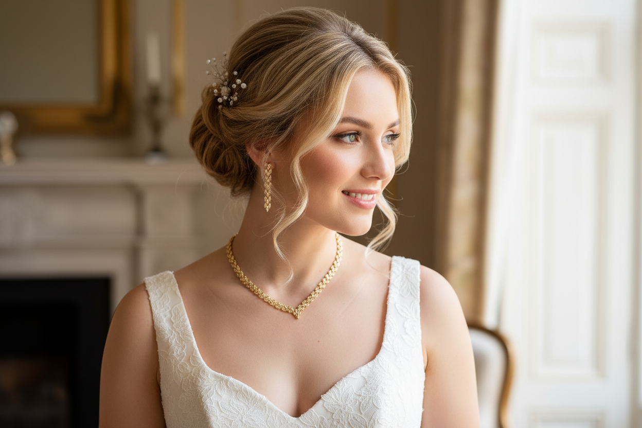 brautschmuck-set-gold-kette-ohrringe-armband