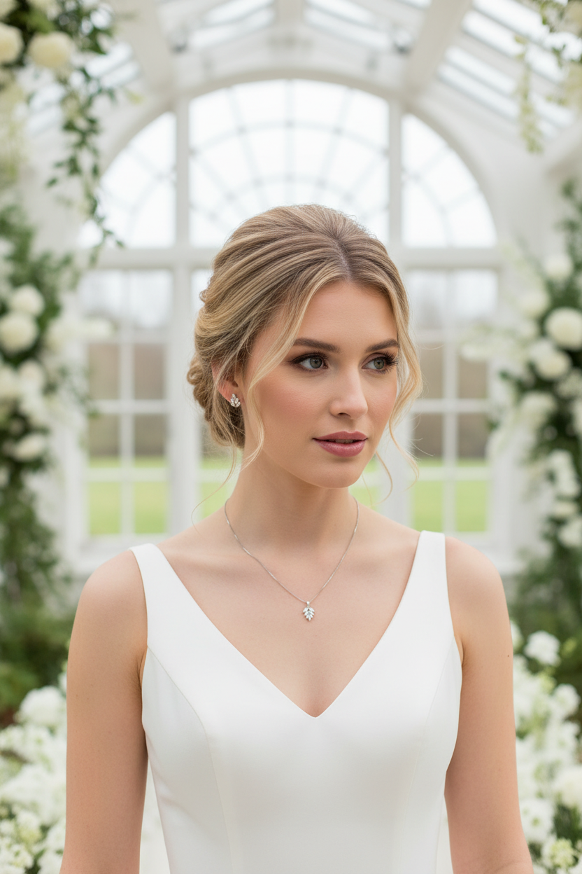 brautschmuck-silber-ohrringe-kette-hochzeit-elegant