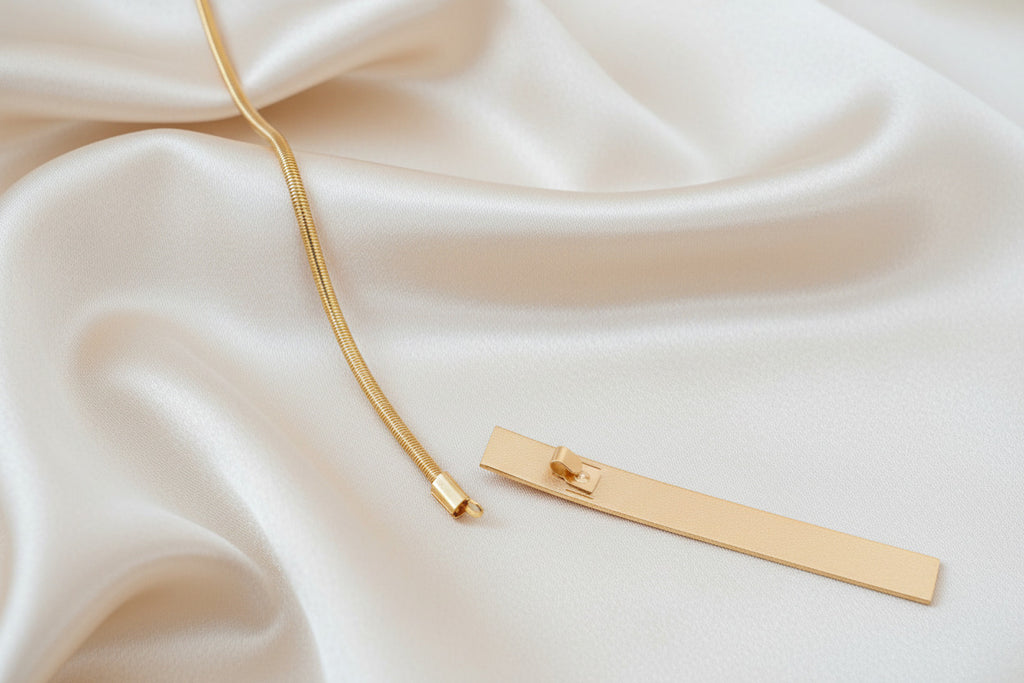 eleganter-brautguertel-in-goldoptik-am-brautkleid-glatt-hochglanz-und-minimalistisch