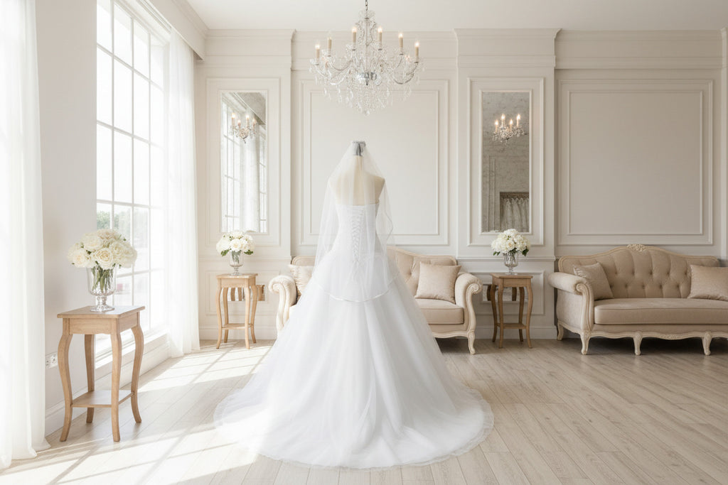 eleganter-brautschleier-kurz-weiss-satinumrandung