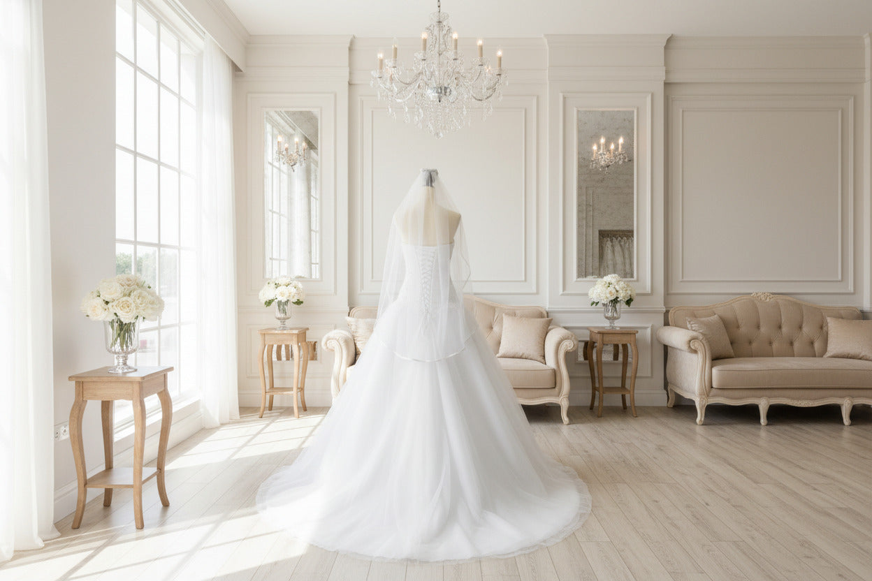 eleganter-brautschleier-kurz-weiss-satinumrandung