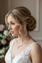 elegantes-braut-schmuckset-rosegold-collier-und-ohrringe