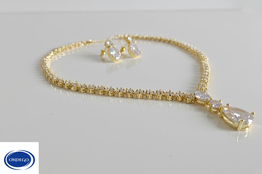 goldenes-hochzeitsschmuck-set-halskette-armband-ohrringe