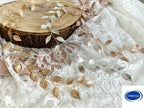 haarranke-blaetter-silber-rosegold-hochzeit
