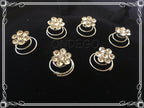 haarspiralen-blume-strass-silber