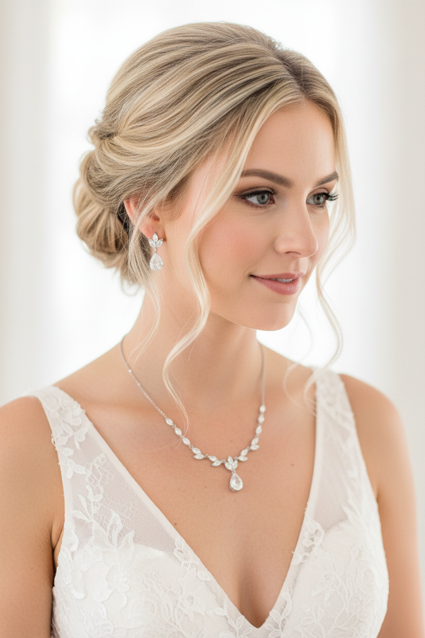 halskette-silber-mit-zirkonia-tropfenanhaenger-brautschmuck