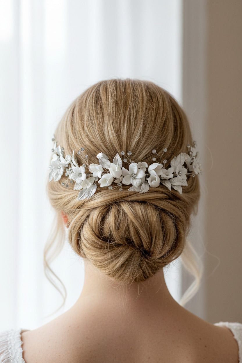 hochzeit-haarkamm-silber-blumen-kristalle