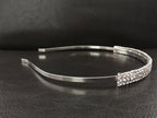 Strass Diadem Silber – zarte Tiara für Hochzeit & Braut, glitzernder Haarschmuck | ONDEGO®