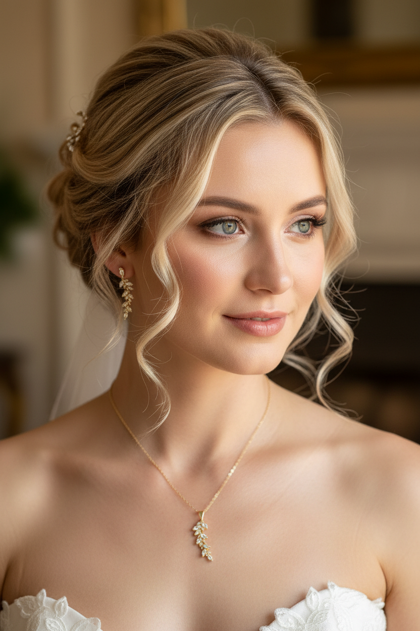 hochzeitsschmuck-gold-set-blätterdesign-braut