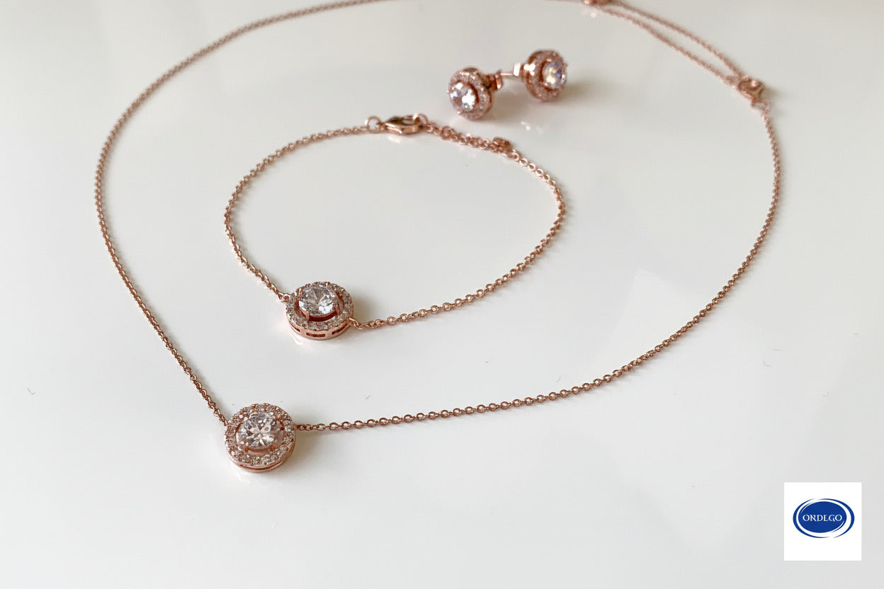 hochzeitsschmuck-rosegold-set-kette-ohrringe