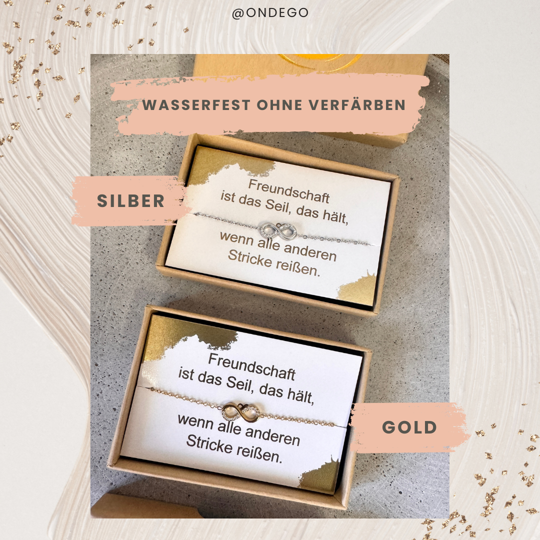 infinity-armband-silber-und-gold-wasserfest-ohne-verfaerben-geschenkbox